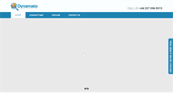 Desktop Screenshot of dynamatix.com